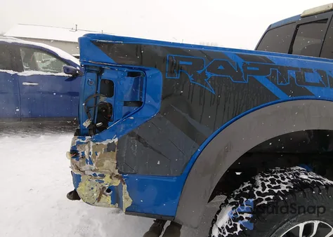 2012 Ford F-150 Svt Raptor z USA, uszkodzony, nr VIN 1FTFW1R60CFA33118